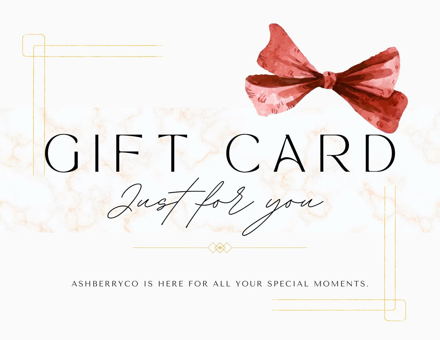 Ashberryco digital gift cards now available online! It is a perfect gift for new parents and baby this holiday, offering a selection of baby 100-day outfits and special occasion clothing.