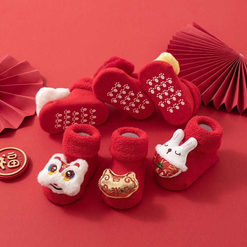 Chinese New Year Lucky Baby Socks (7-pack)