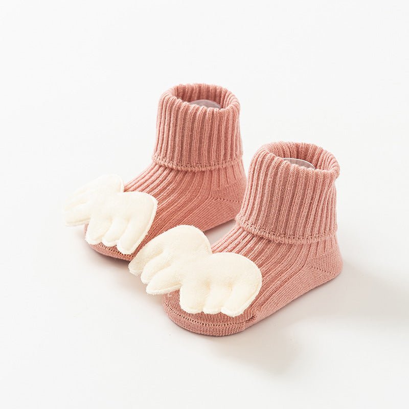 Cute 3D Anti-Slip Baby Ankle Socks (6-Pack)